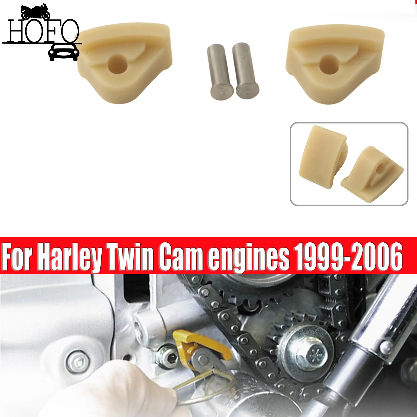 Cam Chain Tensioners Replacement Cam Shoes For Harley Twin Cam engines 1999-2006
Cam Chain Tensioners Replacement Cam Shoes For Harley Twin Cam engines 1999-2006