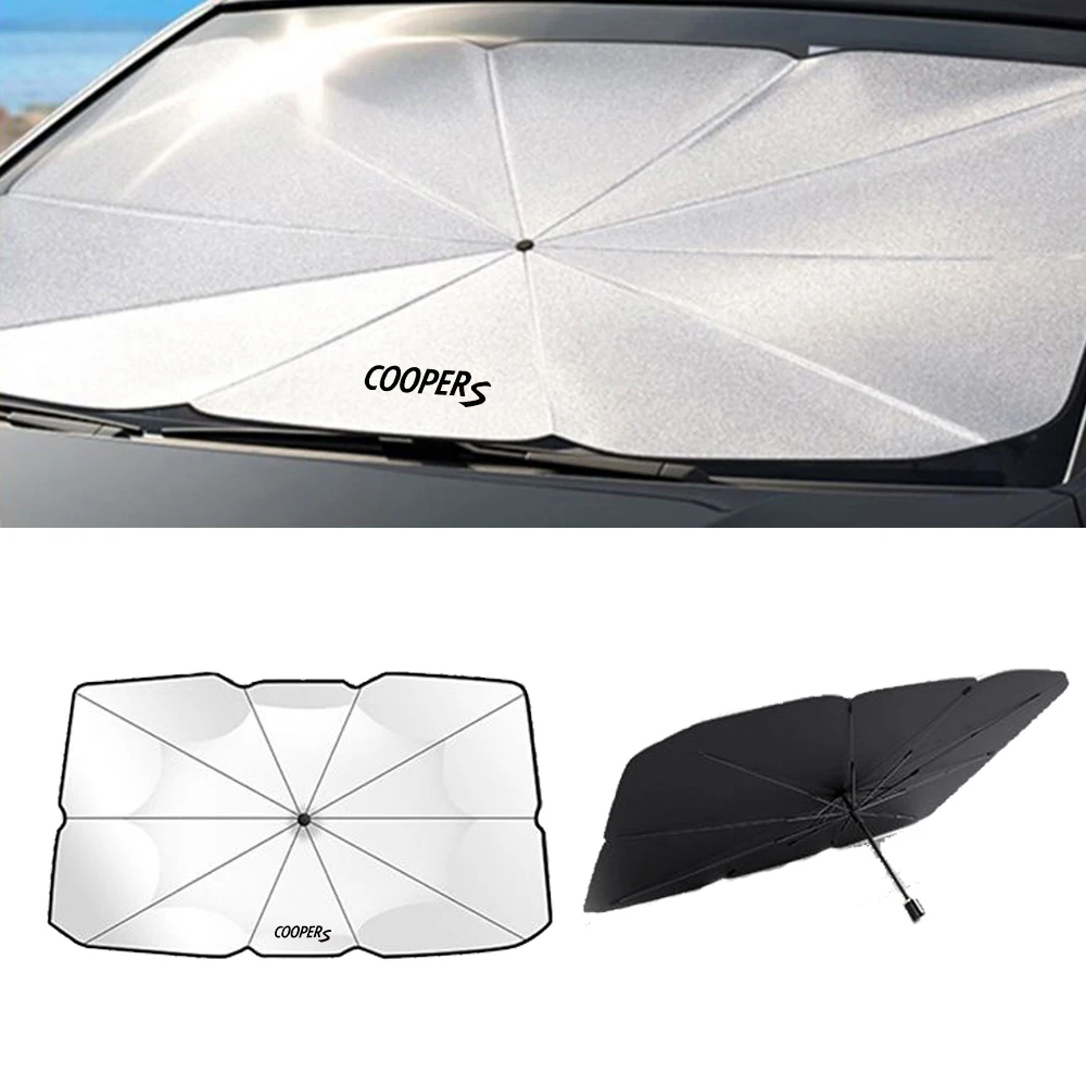 Car Windshield Sun Shade Umbrella Foldable Sunshade Front Window Cover for Mini Coopers JCW R55 R56 R60 R61 F54 F55 F60
Car Windshield Sun Shade Umbrella Foldable Sunshade Front Window Cover for Mini Coopers JCW R55 R56 R60 R61 F54 F55 F60