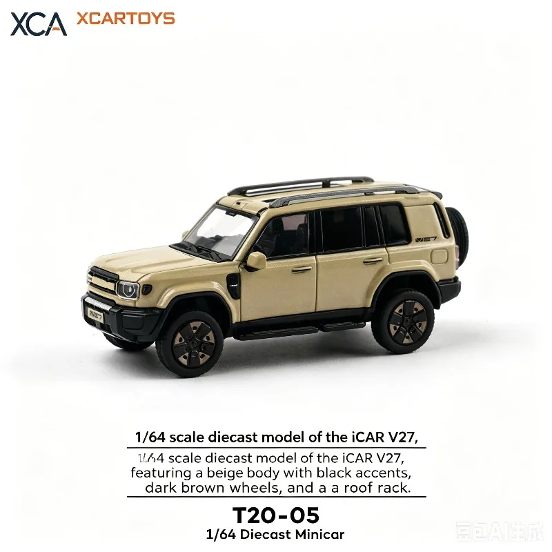 XCARTOYS 1/64 iCAR V27 Retro Hardcore Off-road SUV, Khaki Diecast Mini Model Car
XCARTOYS 1/64 iCAR V27 Retro Hardcore Off-road SUV, Khaki Diecast Mini Model Car