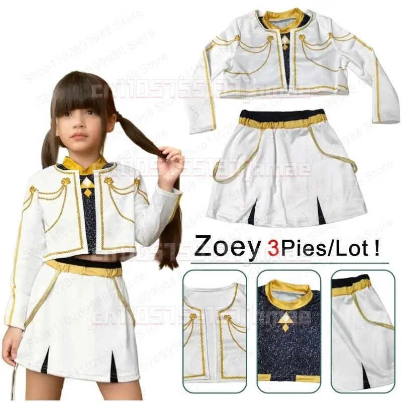 2025 Movie Demon K Pop Zoey Cosplay Costume for Halloween Carnival White Hunters Jacket Vest Skirt Three Pieces Uniform Set
2025 Movie Demon K Pop Zoey Cosplay Costume for Halloween Carnival White Hunters Jacket Vest Skirt Three Pieces Uniform Set