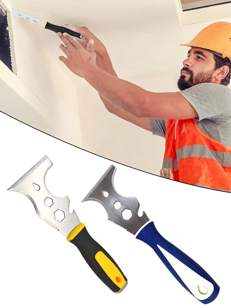 15 in 1 Multi Use Putty Knife Stainless Steel Paint Scraper Removal Construction Tool for Wallpaper Can Opener Home DIY
15 in 1 Multi Use Putty Knife Stainless Steel Paint Scraper Removal Construction Tool for Wallpaper Can Opener Home DIY