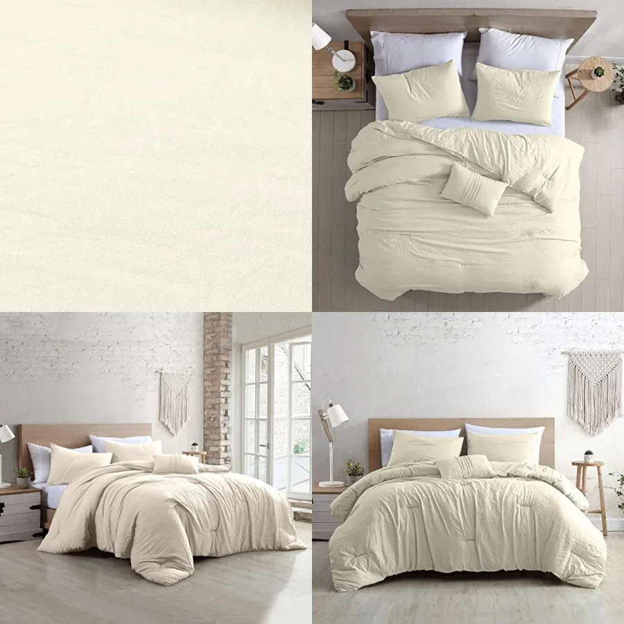 4-Piece Garment-Washed Comforter Set Beck
4-Piece Garment-Washed Comforter Set Beck
