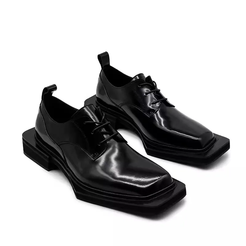 Personalized Men Fashion Shoes Genuine Leather Square Toe Leather Shoes Fashion Thick Bottom Derby Shoes Mocasines Zapatos
Personalized Men Fashion Shoes Genuine Leather Square Toe Leather Shoes Fashion Thick Bottom Derby Shoes Mocasines Zapatos