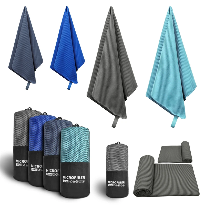 Star Style Quick Drying Towel With Round Mesh Bag Packaging Solid Color Double-Sided 3D Fitness Swimming Texture Beach Towel Set
Star Style Quick Drying Towel With Round Mesh Bag Packaging Solid Color Double-Sided 3D Fitness Swimming Texture Beach Towel Set