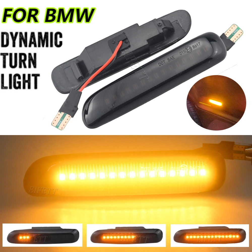 Top Quality Side Marker Flowing Dynamic Blinker LED Turn Signal Light For BMW E46 3 Series Limo Coupe Compact Cabriolet Touring
Top Quality Side Marker Flowing Dynamic Blinker LED Turn Signal Light For BMW E46 3 Series Limo Coupe Compact Cabriolet Touring