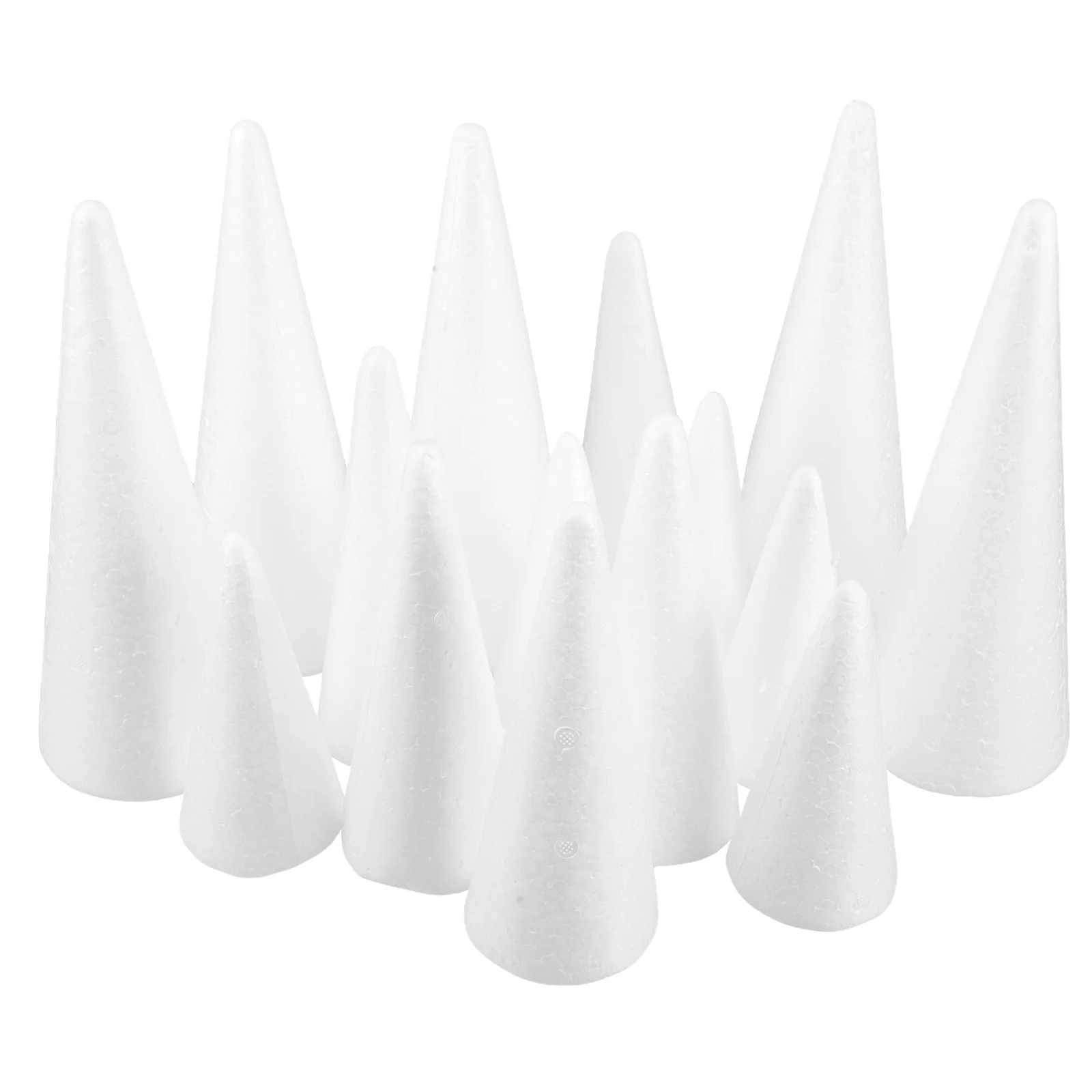 15Pcs Foam Christmas Cones White DIY Craft Supplies Handmade Decorations Party Wedding Centerpiece Foams Cones
15Pcs Foam Christmas Cones White DIY Craft Supplies Handmade Decorations Party Wedding Centerpiece Foams Cones
