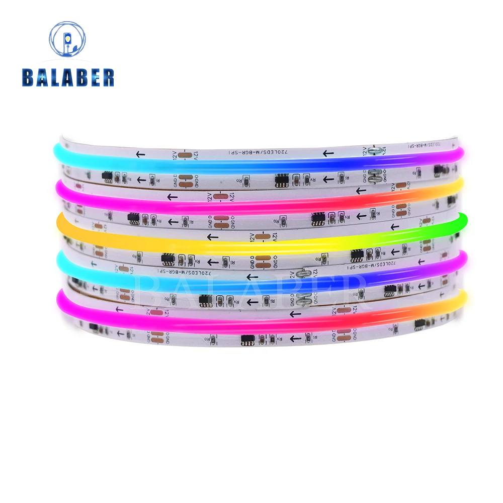 COB color-changing LED light strip, DC 12V/24V, 720 LEDs/M. It is a color-changing addressable and programmable LED light strip,
COB color-changing LED light strip, DC 12V/24V, 720 LEDs/M. It is a color-changing addressable and programmable LED light strip,