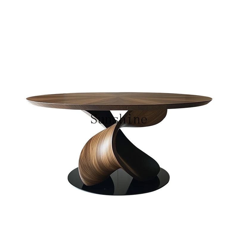 All solid wood high-end villa living room home round table Nordic art creative restaurant dining table
All solid wood high-end villa living room home round table Nordic art creative restaurant dining table