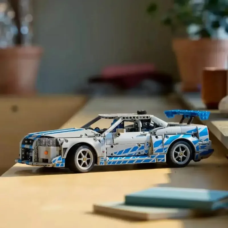 GT-R34 Sports Car Building Bricks Blocks Mechanical Set Compatible 42210 Model Set Educational Toys Birthday Christmas Gift
GT-R34 Sports Car Building Bricks Blocks Mechanical Set Compatible 42210 Model Set Educational Toys Birthday Christmas Gift