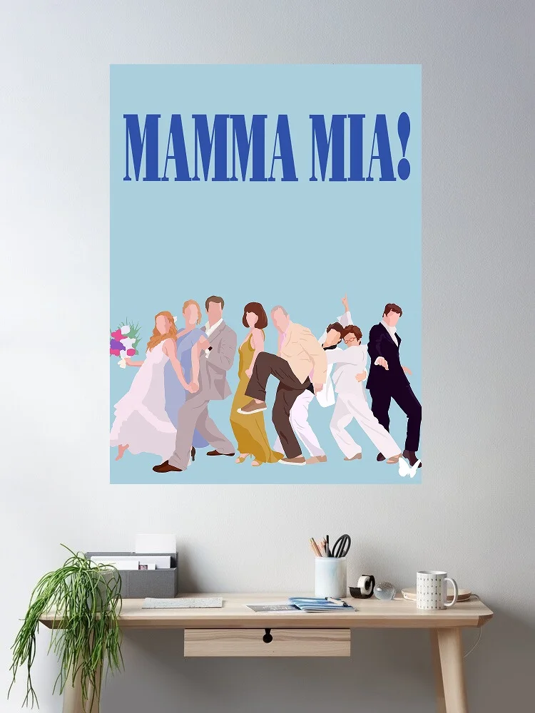 Mamma Mia Classic Movie, Art Print Canvas Poster, Living Room Decor, Home Wall Picture
Mamma Mia Classic Movie, Art Print Canvas Poster, Living Room Decor, Home Wall Picture