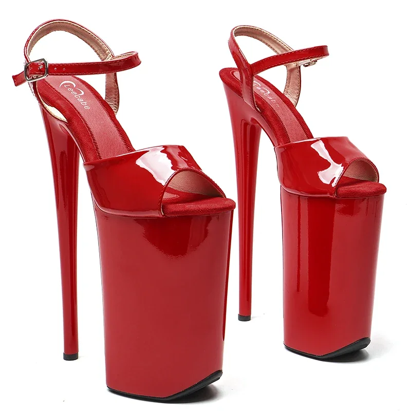 Leecabe 26CM/10inches Shiny Patent PU upper Open Toe High Heel platform sexy exotic party sandals Pole Dance shoes
Leecabe 26CM/10inches Shiny Patent PU upper Open Toe High Heel platform sexy exotic party sandals Pole Dance shoes