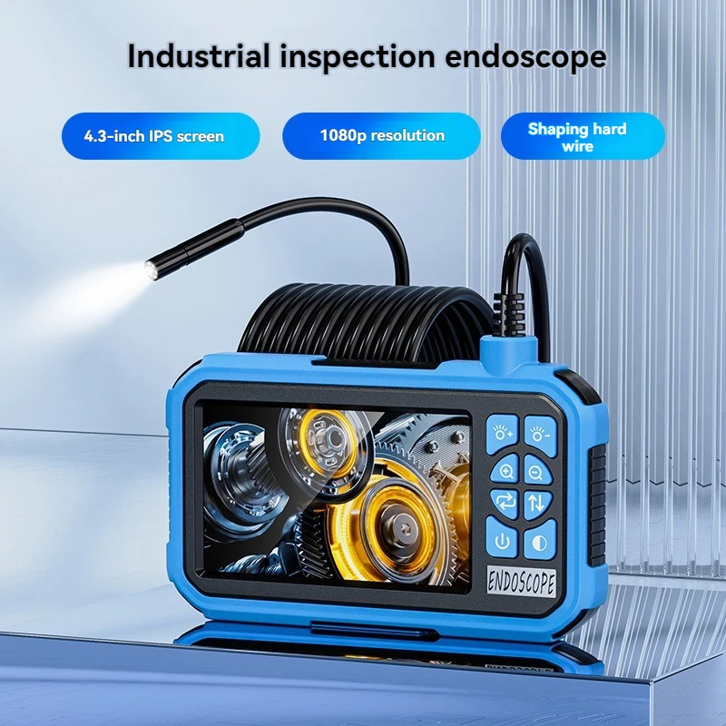Industrial Endoscope Camera 4.3inch IPS Screen 8mm HD1080P IP67 Waterproof 8 LED Light Inspection Borescope for Pipe Car Repair
Industrial Endoscope Camera 4.3inch IPS Screen 8mm HD1080P IP67 Waterproof 8 LED Light Inspection Borescope for Pipe Car Repair