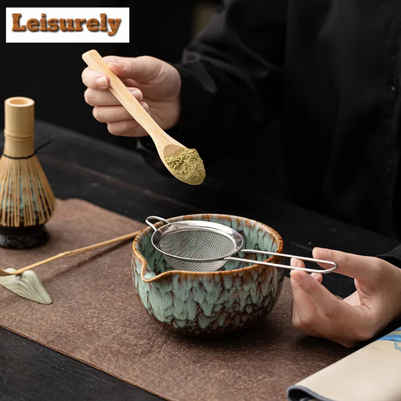 Green Tea Set Complete Set Handmade Whisk Grinder Brushes Bamboo Chasen Japanese Matcha Set Kit Tea Maker Tea Ordering Tools
Green Tea Set Complete Set Handmade Whisk Grinder Brushes Bamboo Chasen Japanese Matcha Set Kit Tea Maker Tea Ordering Tools