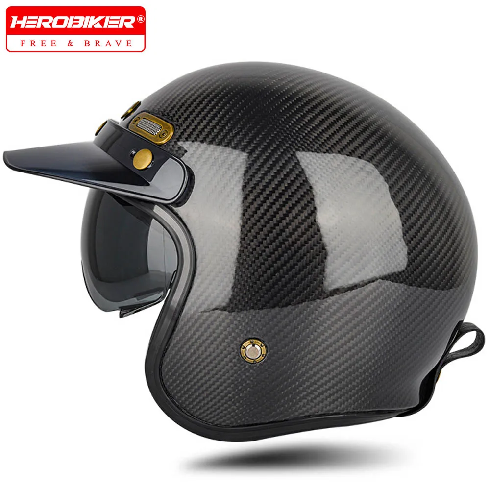 Moto 3/4 Open Face Helmet Motorcycle Helmets Retro Carbon Fiber Motorbike Helmets With Visor Men Casco Moto Bike Helmet DOT
Moto 3/4 Open Face Helmet Motorcycle Helmets Retro Carbon Fiber Motorbike Helmets With Visor Men Casco Moto Bike Helmet DOT