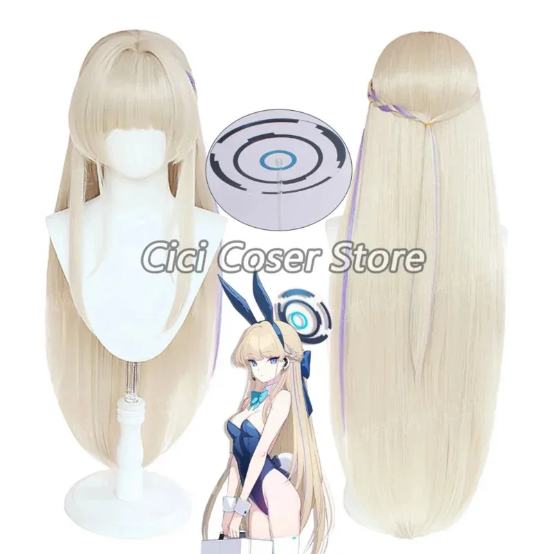 Anime Game Blue Archive Cosplay Wig Halo Headwear Asuma Toki Bunny Girls Long Blond Hair Halloween Party Roleplay Synthetic Wigs
Anime Game Blue Archive Cosplay Wig Halo Headwear Asuma Toki Bunny Girls Long Blond Hair Halloween Party Roleplay Synthetic Wigs