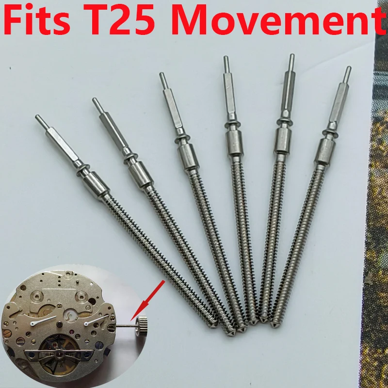 2/4PCS T25 Movement Watches Crown Stem Fits T25 Movement Watch Repair Standard Watch Crown Stem For T25 Movement
2/4PCS T25 Movement Watches Crown Stem Fits T25 Movement Watch Repair Standard Watch Crown Stem For T25 Movement