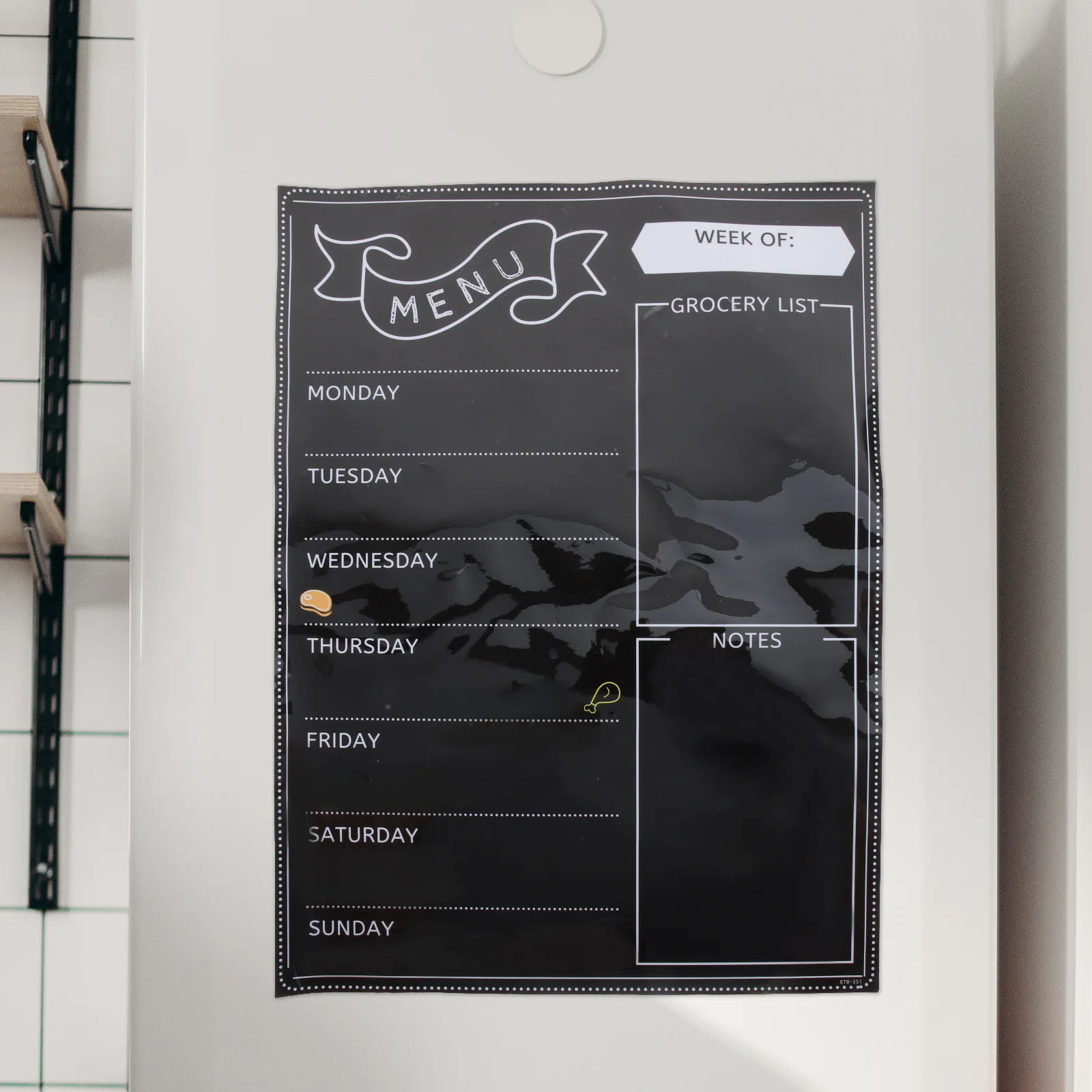 1Pcs Magnetic Blackboard Sheet Kitchen Menu Board Dry Erase Sticker Refrigerator Wall Black Board
1Pcs Magnetic Blackboard Sheet Kitchen Menu Board Dry Erase Sticker Refrigerator Wall Black Board