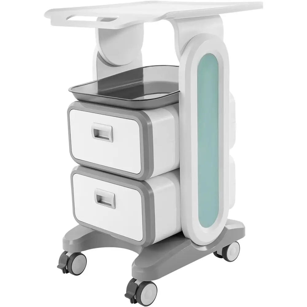 Portable 132 lbs Capacity Medical Cart with Drawers and Wheels for Hospital and Beauty Storage
Portable 132 lbs Capacity Medical Cart with Drawers and Wheels for Hospital and Beauty Storage