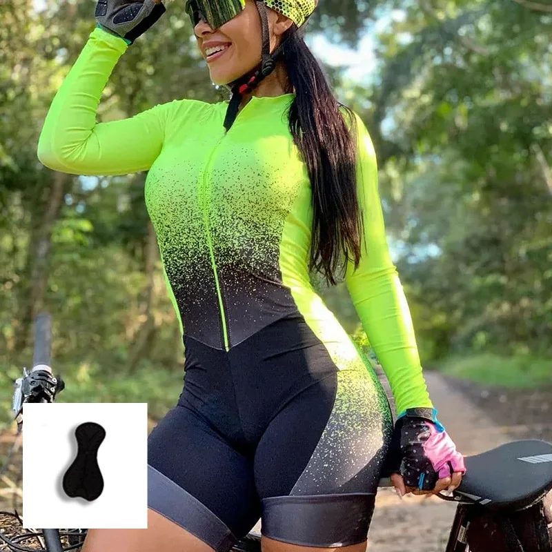 Summer Women's Triathlon Long Sleeve Onesie Breathable Quick Dry Lightweight Cycling Sportswear
Summer Women's Triathlon Long Sleeve Onesie Breathable Quick Dry Lightweight Cycling Sportswear