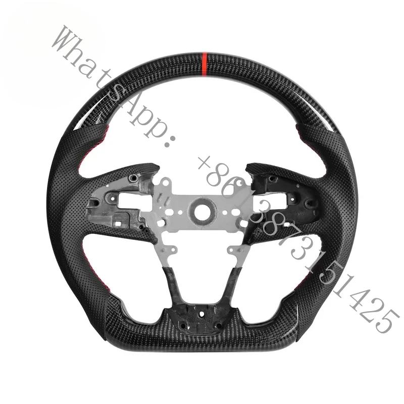 Руль из углеродного волокна ForGlassy для Honda Civic 10-го поколения (2016-2021), Type R FK8, североамериканская спецификация
Руль из углеродного волокна ForGlassy для Honda Civic 10-го поколения (2016-2021), Type R FK8, североамериканская спецификация