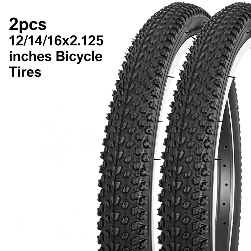2PCS Bicycle Tires 12 14 16 x 2.125 Kids Bike Folding Cycle Outer Tyre Premium Anti Slip Puncture Resistant Rubber Tyres Parts
2PCS Bicycle Tires 12 14 16 x 2.125 Kids Bike Folding Cycle Outer Tyre Premium Anti Slip Puncture Resistant Rubber Tyres Parts