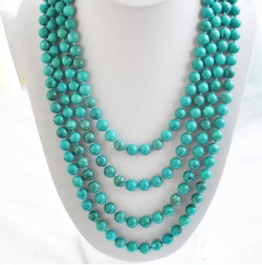 Длинное ОЖЕРЕЛЬЕ из зеленой бирюзовой бусины длиной 100 дюймов и диаметром 10 мм.
Длинное ОЖЕРЕЛЬЕ из зеленой бирюзовой бусины длиной 100 дюймов и диаметром 10 мм.