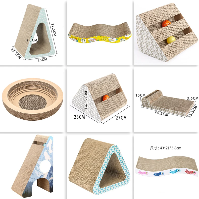 Cat Scratch Board Litter Box Nest Large Cats Scratches Toy Corrugated Paper Wear-resistant Cats Products For Pets Pet Supplies
Cat Scratch Board Litter Box Nest Large Cats Scratches Toy Corrugated Paper Wear-resistant Cats Products For Pets Pet Supplies