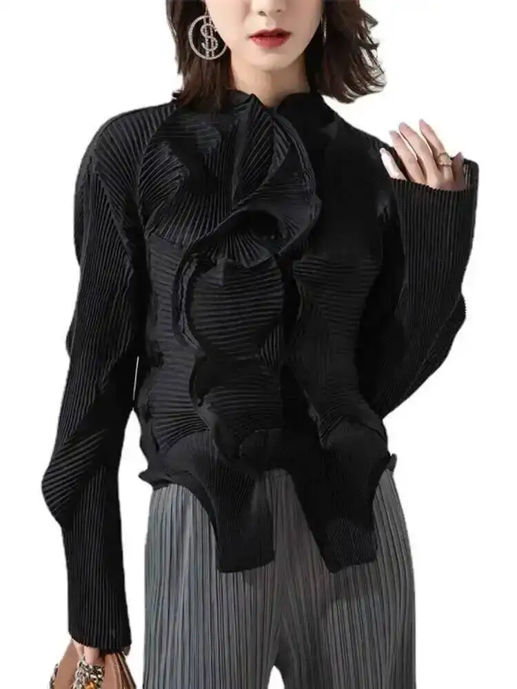 Button Shirts Fold For Women 2025 Spring Long Sleeves Solid Color Loose Casual Top Ladies Luxury Clothing 27YC
Button Shirts Fold For Women 2025 Spring Long Sleeves Solid Color Loose Casual Top Ladies Luxury Clothing 27YC