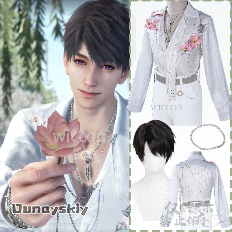 Anime Game Love And Deepspace Cosplay Caleb Costume Floating Floraletter Flower Beaded Diamond Shirt Bracelet Wigs Customized
Anime Game Love And Deepspace Cosplay Caleb Costume Floating Floraletter Flower Beaded Diamond Shirt Bracelet Wigs Customized