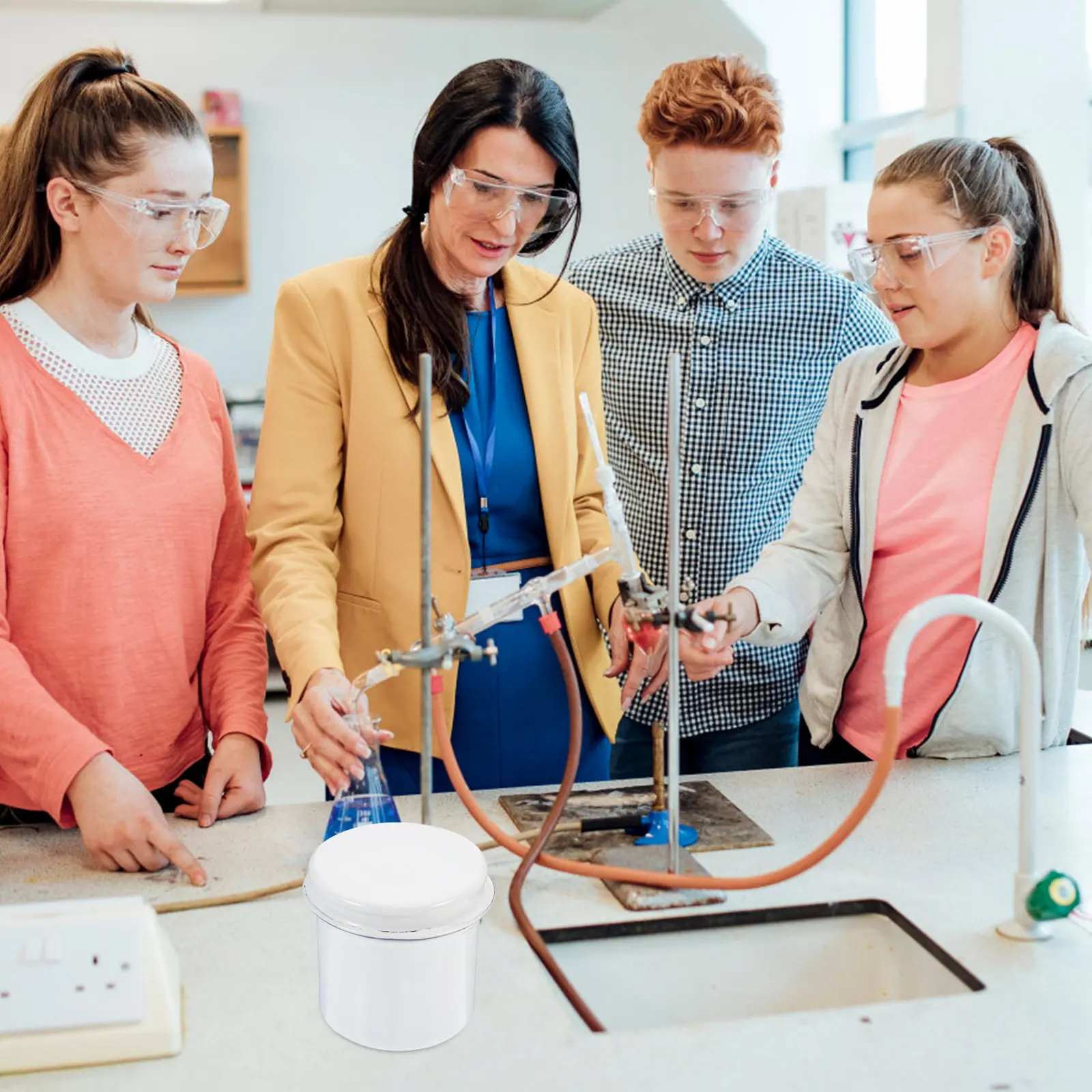 Фарфоровая стерилизационная банка для спирта и ватных тампонов, контейнер для ватной марли, лабораторные принадлежности, стерилизационная банка
Фарфоровая стерилизационная банка для спирта и ватных тампонов, контейнер для ватной марли, лабораторные принадлежности, стерилизационная банка