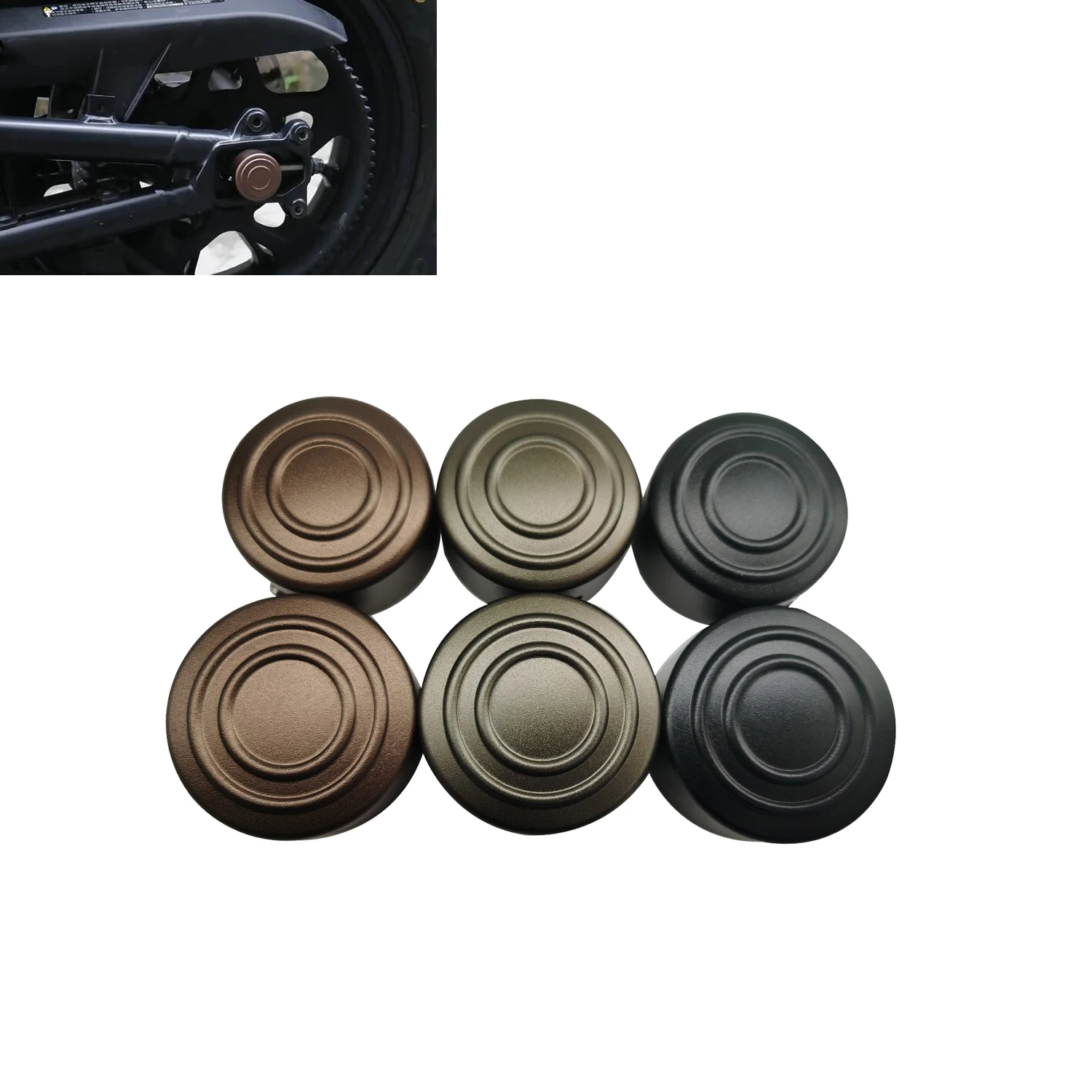 Motorcycle Aluminum Rear Axle Nut Cap Bolt Covers For Harley Sportster S 1250 RH1250S 2021-2023
Motorcycle Aluminum Rear Axle Nut Cap Bolt Covers For Harley Sportster S 1250 RH1250S 2021-2023