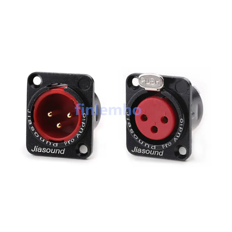 1PC Audio Connector XLR Male/Female 3 Pin Blanced Adapter Terminal For Microphone Audio Cable Amplifier DJ Mixer
1PC Audio Connector XLR Male/Female 3 Pin Blanced Adapter Terminal For Microphone Audio Cable Amplifier DJ Mixer