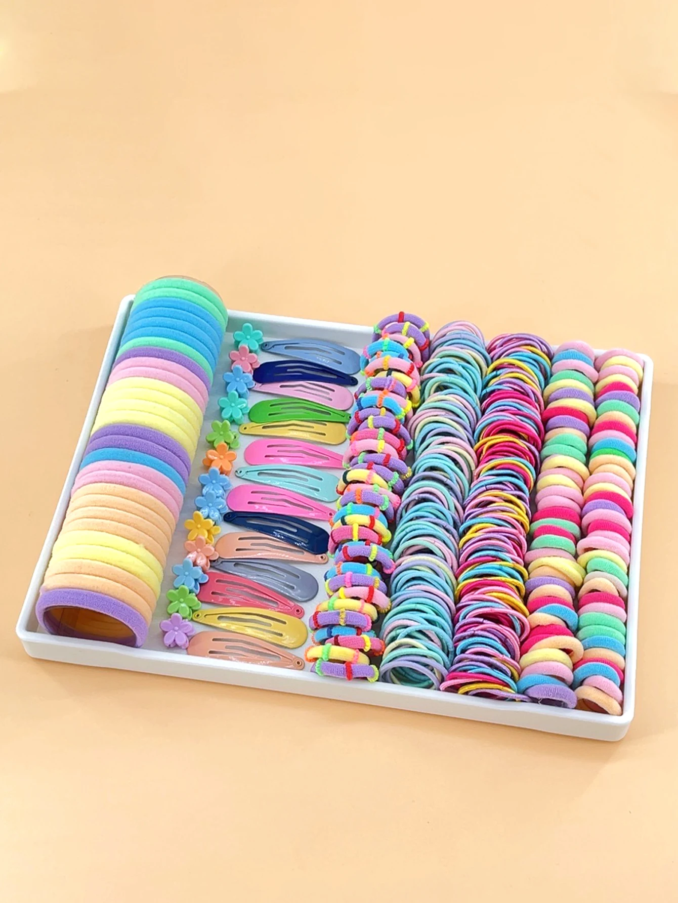 Girls Glamour Hair Accessories Set - Assorted Elastic Hair Ties, Dainty Hairpins, & Ponytail Holders - Perfect for Birthd
Girls Glamour Hair Accessories Set - Assorted Elastic Hair Ties, Dainty Hairpins, & Ponytail Holders - Perfect for Birthd