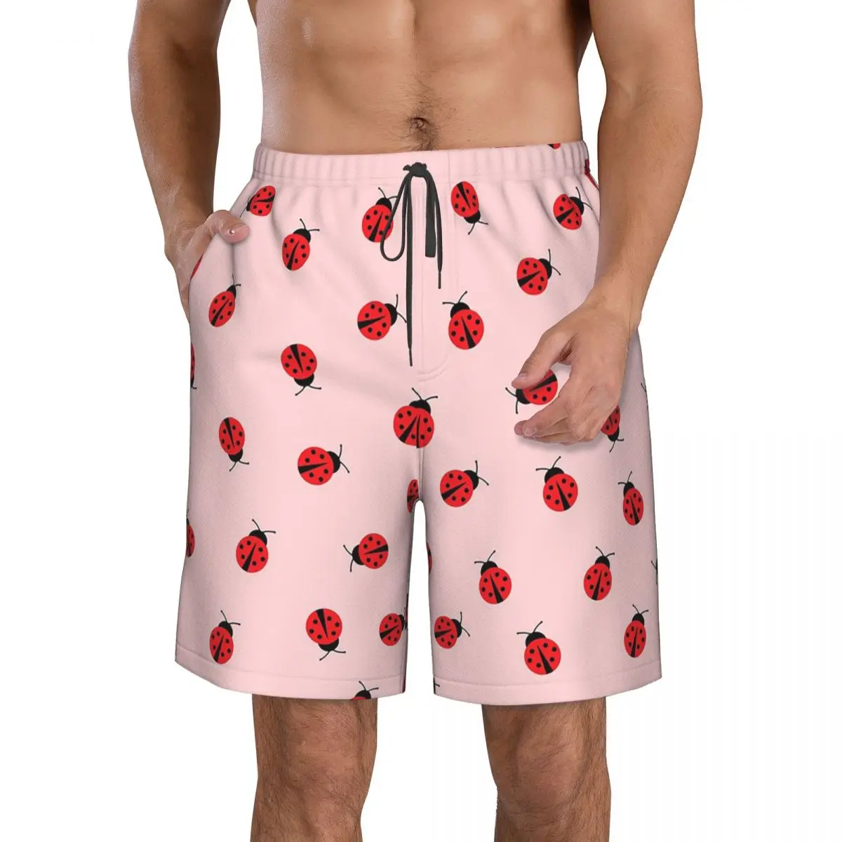 Cute Ladybug Pattern On Pink Background Trunks Beach Board Shorts Casual Quick Dry Swimming Summer Men Pants
Cute Ladybug Pattern On Pink Background Trunks Beach Board Shorts Casual Quick Dry Swimming Summer Men Pants
