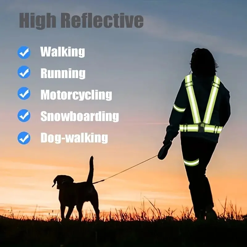 Colorful Reflective Bracelet Wrist Strap Night Running Cycling Vest Adjustable Safety Vest Adult and Children's Elastic Bracelet
Colorful Reflective Bracelet Wrist Strap Night Running Cycling Vest Adjustable Safety Vest Adult and Children's Elastic Bracelet