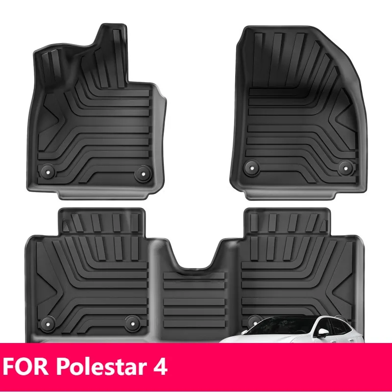 Для Polestar 4 2023-2024 автомобильные коврики TPE 3D водонепроницаемые всепогодные черные 
Для Polestar 4 2023-2024 автомобильные коврики TPE 3D водонепроницаемые всепогодные черные