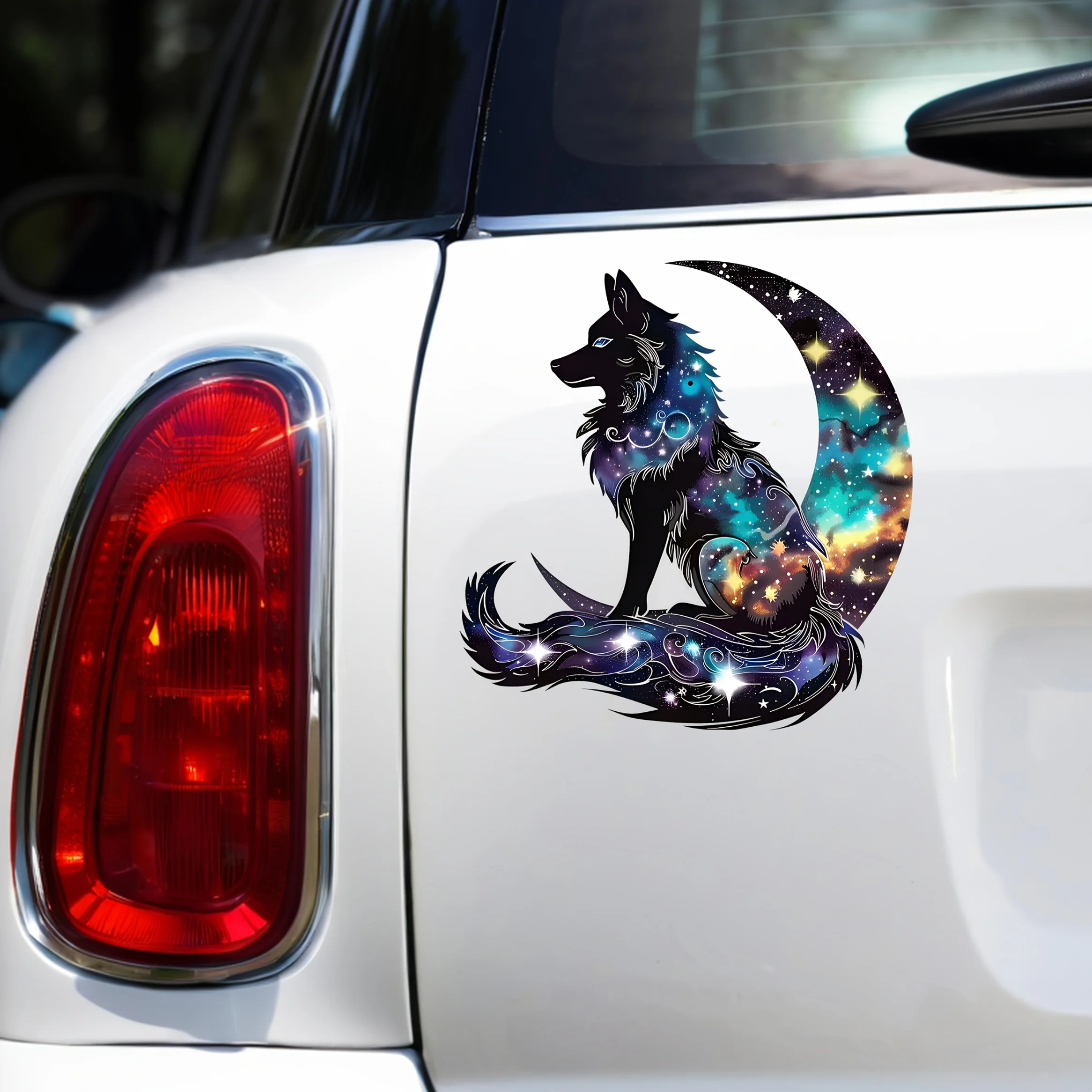 Galaxy Wolf And Moon Decals Waterproof Durable Self-Adhesive Stickers for Car Motorcycle Laptop Window Wall Decoration Q05
Galaxy Wolf And Moon Decals Waterproof Durable Self-Adhesive Stickers for Car Motorcycle Laptop Window Wall Decoration Q05