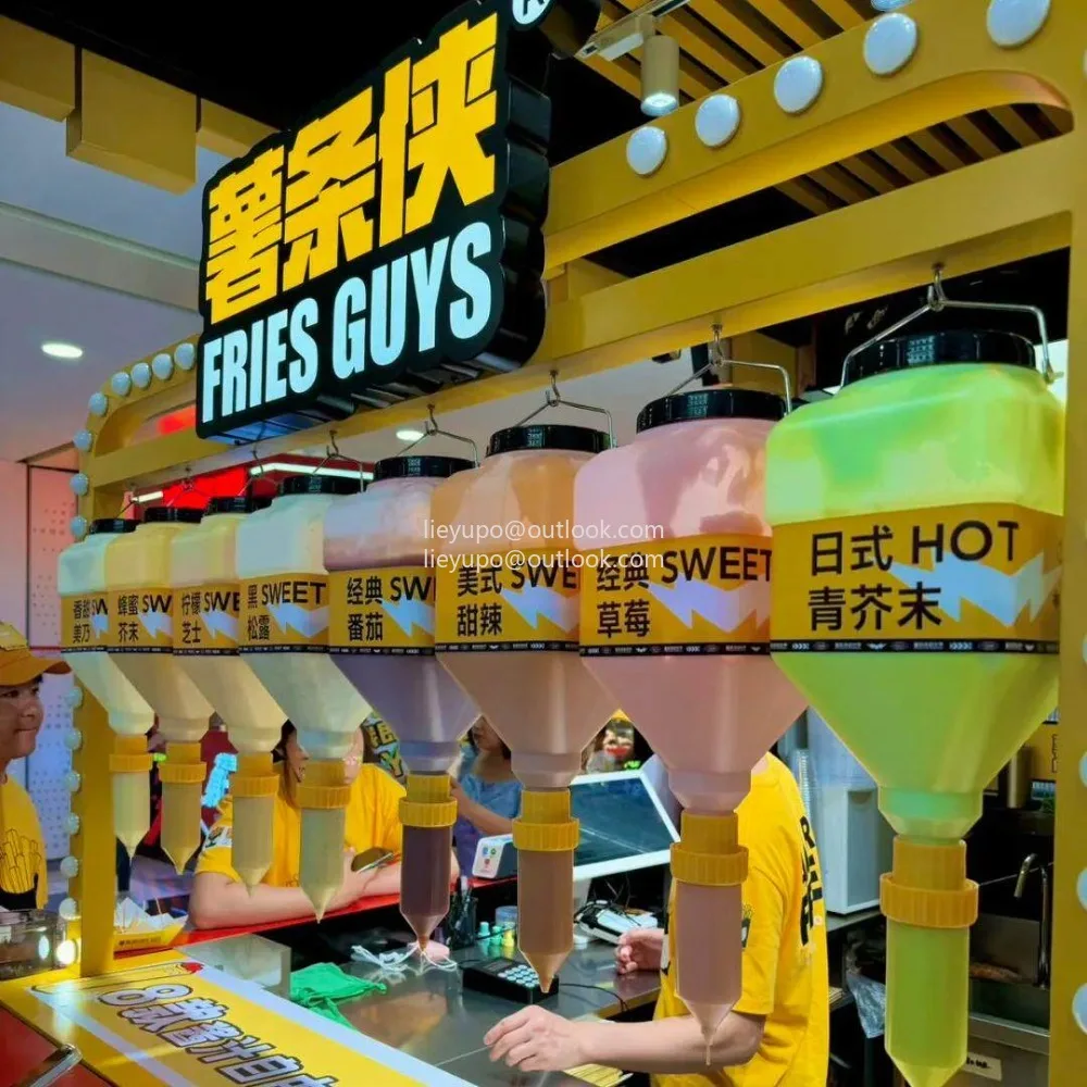Large Diameter Hanging Sauce Squeeze Bottle Sauce Bucket Large Capacity Honey Ketchup Salad Sauce Squeeze Bottle Fun Stall
Large Diameter Hanging Sauce Squeeze Bottle Sauce Bucket Large Capacity Honey Ketchup Salad Sauce Squeeze Bottle Fun Stall