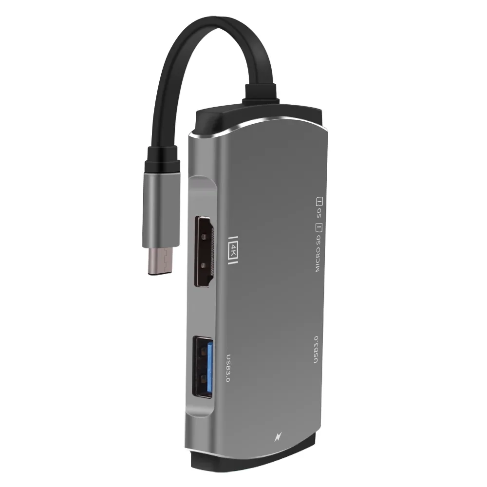 Многофункциональный USB-концентратор и зарядка PD, тип C, дисплей 4K, USB-концентратор 2*3,0, высокоскоростной кард-ридер, концентраторы Essential Ports, 6 в 1
Многофункциональный USB-концентратор и зарядка PD, тип C, дисплей 4K, USB-концентратор 2*3,0, высокоскоростной кард-ридер, концентраторы Essential Ports, 6 в 1