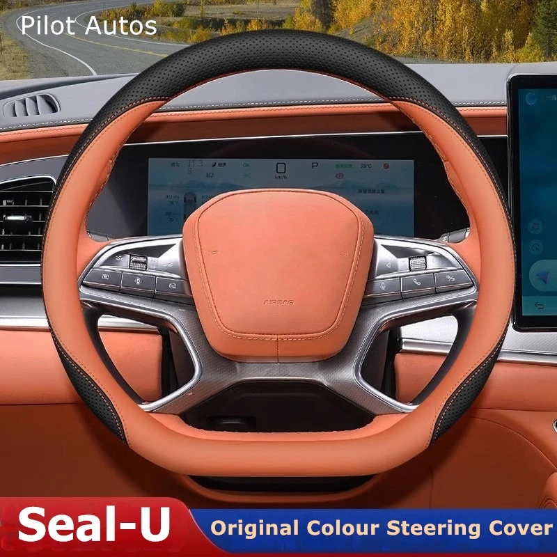 Original Colour For BYD Seal U Car Steering Wheel Cover Sealion 7 Interior Genuine Leather Breathe Nappa
Original Colour For BYD Seal U Car Steering Wheel Cover Sealion 7 Interior Genuine Leather Breathe Nappa