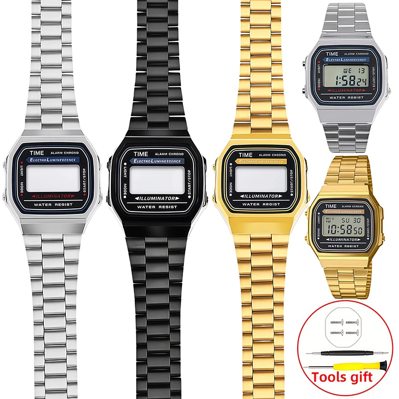 A168 модный комплект, стальной корпус, ремешок для часов, чехол для G-SHOCK 3299, Casio A168WG, металлический ободок, стекло, водонепроницаемое кольцо, ремешок для часов, аксессуары
A168 модный комплект, стальной корпус, ремешок для часов, чехол для G-SHOCK 3299, Casio A168WG, металлический ободок, стекло, водонепроницаемое кольцо, ремешок для часов, аксессуары