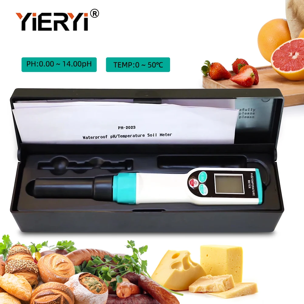 Yieryi Digital Ph Meter 0.00-14.00 Ph Water Quality Tester Monitor ATC For Food Aquarium Pool Drinking Water Hydroponics
Yieryi Digital Ph Meter 0.00-14.00 Ph Water Quality Tester Monitor ATC For Food Aquarium Pool Drinking Water Hydroponics
