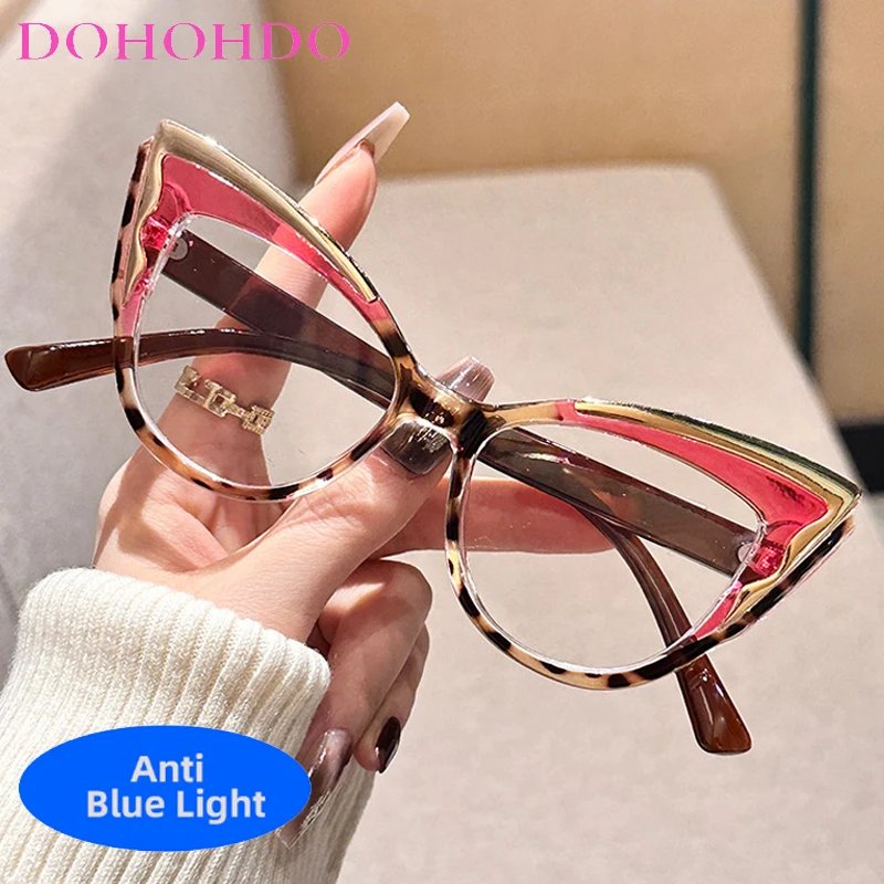 Fashion Luxury Brand Designers Cat Eye Blue Light Blocking Glasses Women Men Optical Spectacle Protection Computer Eyeglasses
Fashion Luxury Brand Designers Cat Eye Blue Light Blocking Glasses Women Men Optical Spectacle Protection Computer Eyeglasses