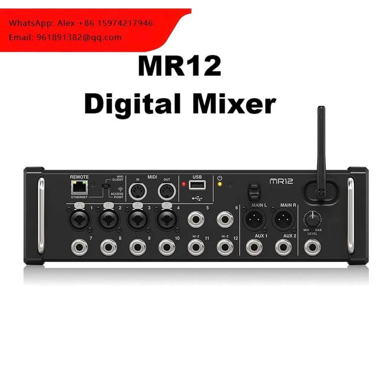 MR12 Rack Mountable Mixer New Style Mr12 Digital Broadcast Mixer Digital Small Mixer
MR12 Rack Mountable Mixer New Style Mr12 Digital Broadcast Mixer Digital Small Mixer