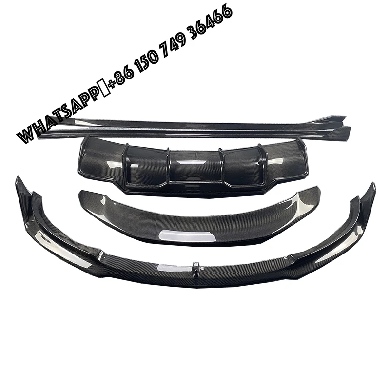High Quality V Style Carbon Fiber Body Kit Front Lip Rear Diffuser Side Skirts Spoiler for Tesla Model 3 Perfect Fitment
High Quality V Style Carbon Fiber Body Kit Front Lip Rear Diffuser Side Skirts Spoiler for Tesla Model 3 Perfect Fitment
