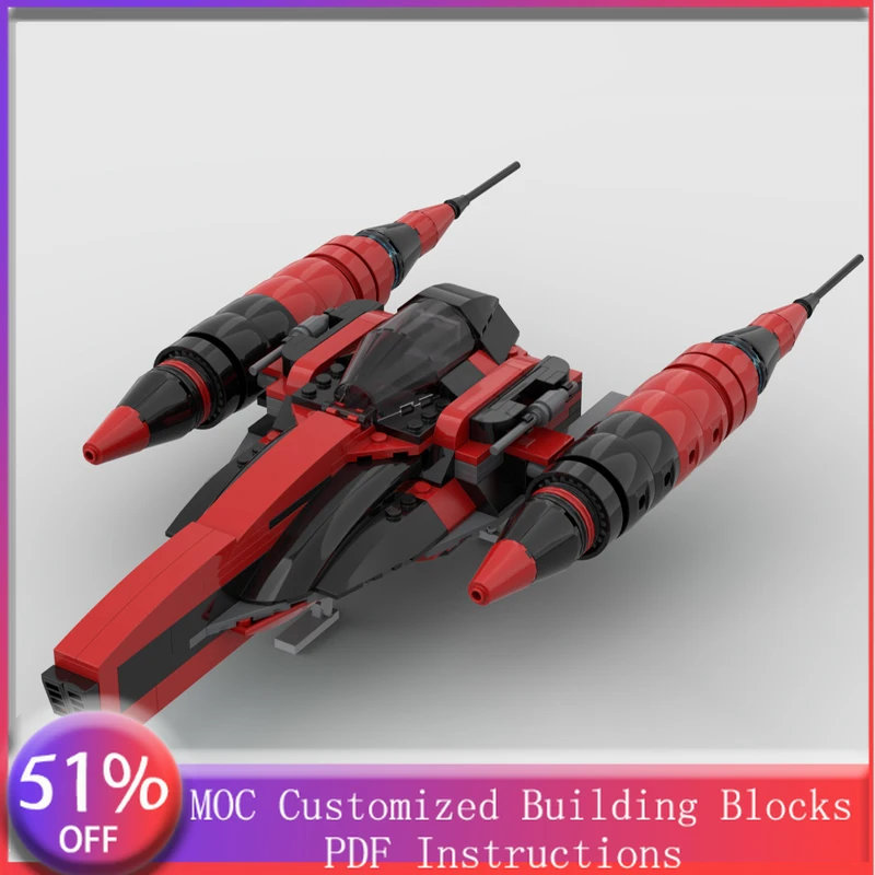 363 детали: Конструктор MOC «Звездный боевой патрульный самолет» — популярная технологичная модель для самостоятельной сборки, подарок на праздники
363 детали: Конструктор MOC «Звездный боевой патрульный самолет» — популярная технологичная модель для самостоятельной сборки, подарок на праздники