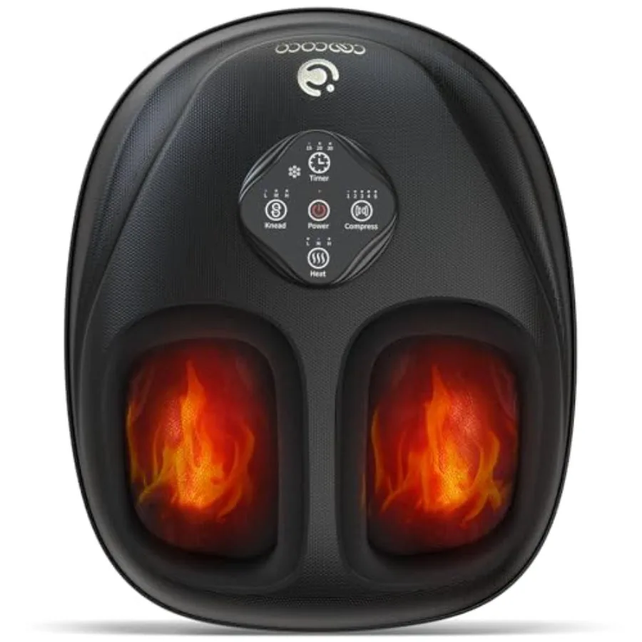 Upgraded Shiatsu Foot Massager - FSA Eligible, Foot Massager for Plantar Fasciitis and Neuropathy, HSA Feet Massager with Heat,
Upgraded Shiatsu Foot Massager - FSA Eligible, Foot Massager for Plantar Fasciitis and Neuropathy, HSA Feet Massager with Heat,