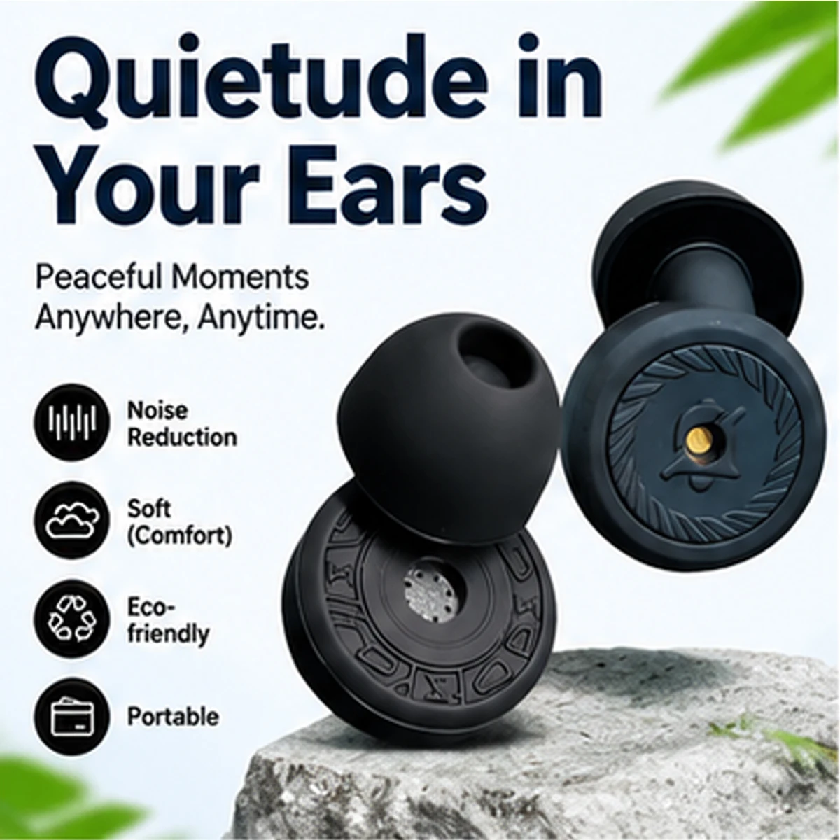 3 Layer Ear Plugs For Sleep Silicone Noise Cancelling Hearing Protection, Soft Reusable Ear Plugs for Sleep
3 Layer Ear Plugs For Sleep Silicone Noise Cancelling Hearing Protection, Soft Reusable Ear Plugs for Sleep