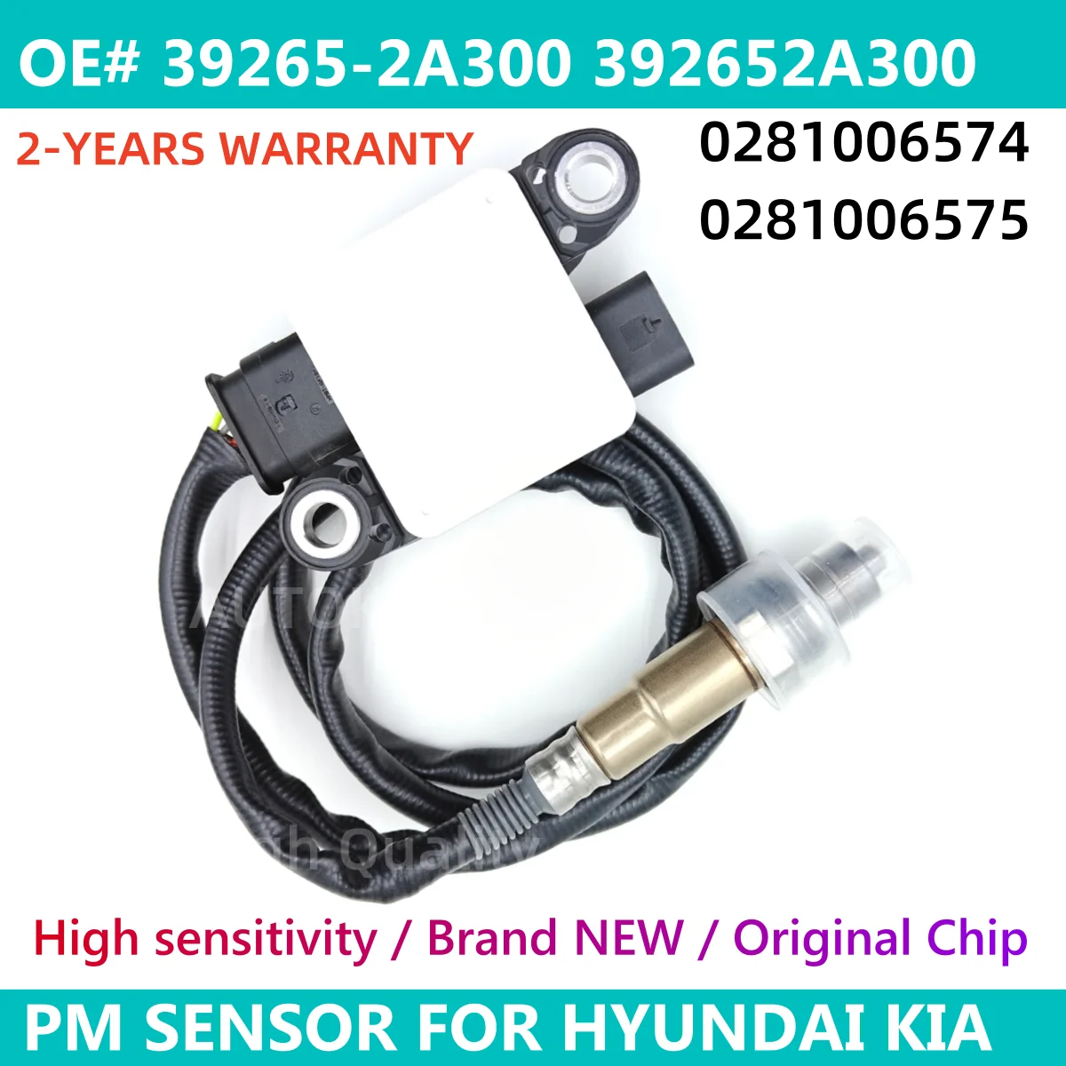 39265-2A300 Датчик матраса твердых частиц 0281006574 0281006575 Датчик PM SPORTAGE III (SL) 1.7 CRDi 2010-2015 392652A300
39265-2A300 Датчик матраса твердых частиц 0281006574 0281006575 Датчик PM SPORTAGE III (SL) 1.7 CRDi 2010-2015 392652A300