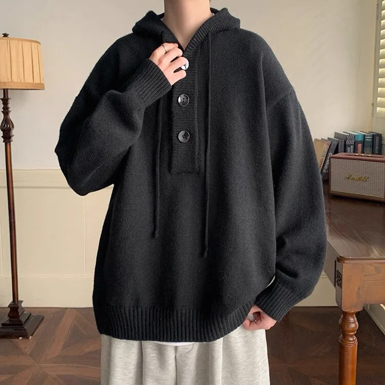 Свободный мужской вязаный свитер с шапкой в американском стиле для больших размеров 250, осень-зима, новый модный бренд Lazy Sle Jaet
Свободный мужской вязаный свитер с шапкой в американском стиле для больших размеров 250, осень-зима, новый модный бренд Lazy Sle Jaet